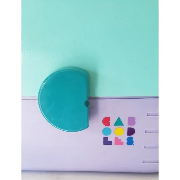 Vintage Caboodles Makeup Organizer Storage Case 2615 Purple & Teal Large - Picture 6 of 9